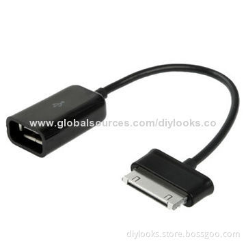 USB 2.0 AF Data Cable with OTG Function for Huawei MediaPad 10FHD, 15cm Length